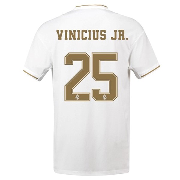 Trikot Real Madrid NO.25 Vinicius JR. Heim 2019-20 Weiß Fussballtrikots Günstig